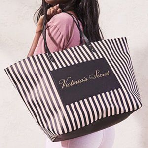 Victoria's Secret Striped Tote Bag